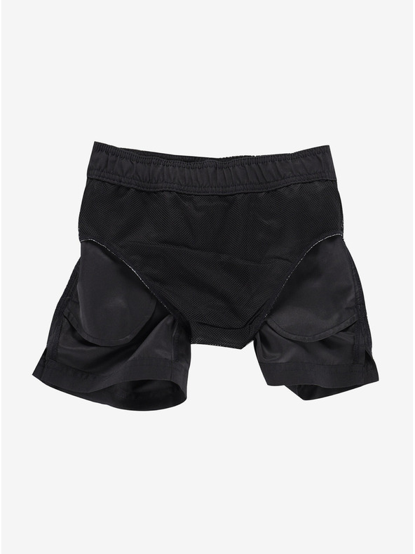 ALPINE PRO Čierne chlapčenské šortky Alpine Pro QUILO