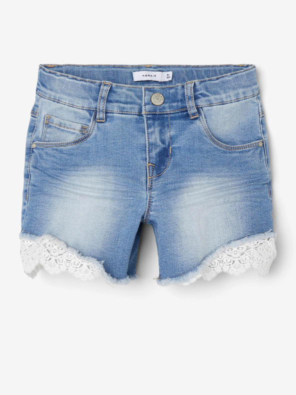 name it Modré dievčenské džínsové šortky name it Salli