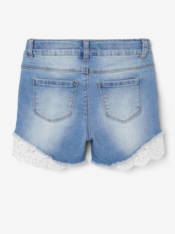 name it Modré dievčenské džínsové šortky name it Salli