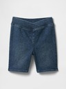 GAP Detské džínsové biker shorts GAP
