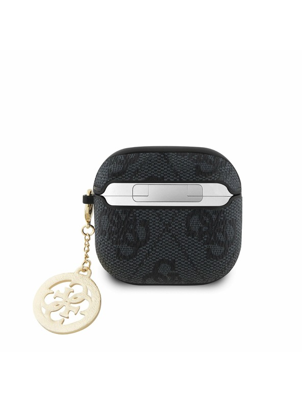 Guess Guess 4G Script PC/PU Charm Puzdro pre AirPods 4 Black