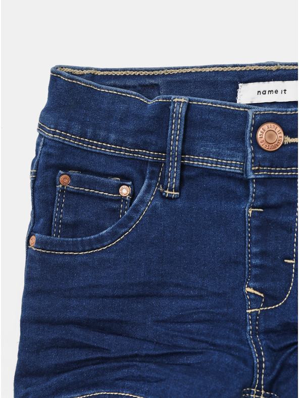 name it Modré dievčenské džínsové šortky name it Salli
