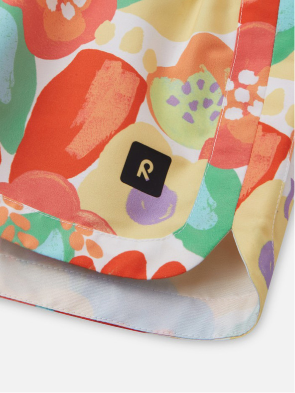 Reima Oranžové dievčenské vzorované šortky Reima