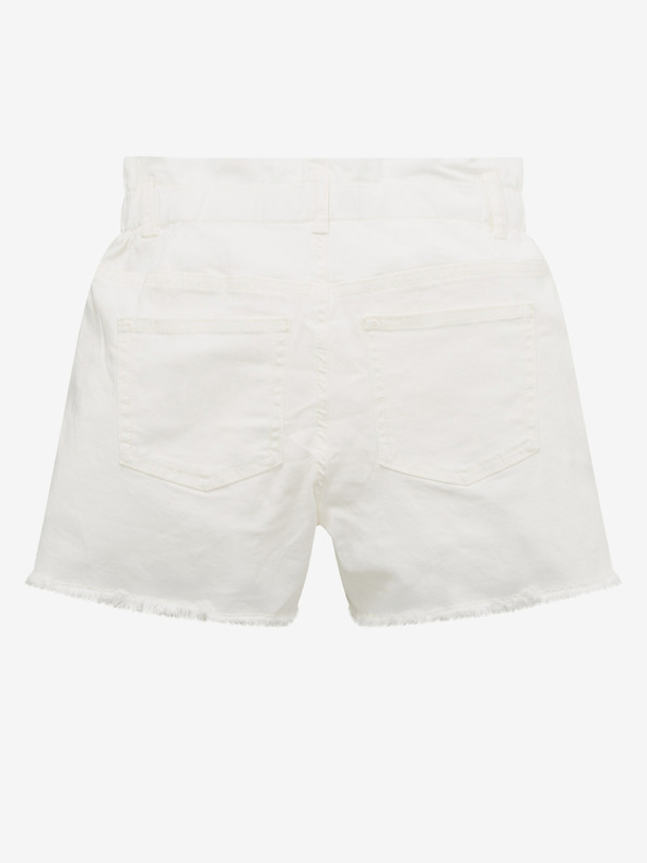 Tom Tailor Biele dievčenské džínsové šortky Tom Tailor