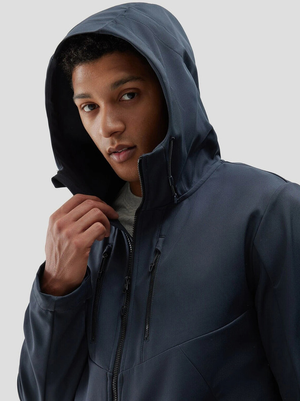 4F Pánska vetruvzdorná bunda softshell membrána 8000 4F