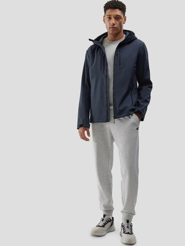 4F Pánska vetruvzdorná bunda softshell membrána 8000 4F