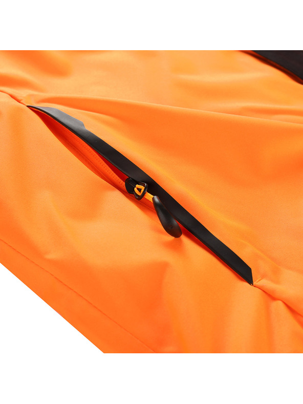 ALPINE PRO Pánska lyžiarska bunda s membránou ptx snow ALPINE PRO DEAR neon shocking orange