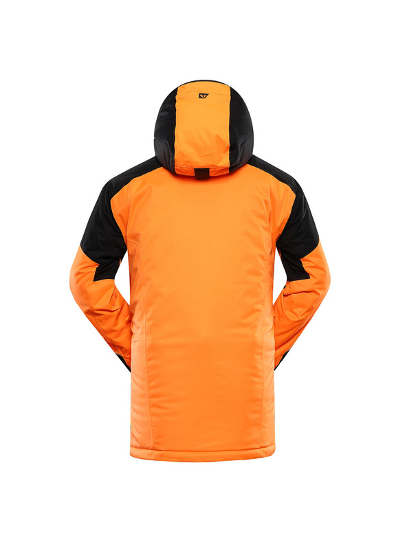 ALPINE PRO Pánska lyžiarska bunda s membránou ptx snow ALPINE PRO DEAR neon shocking orange