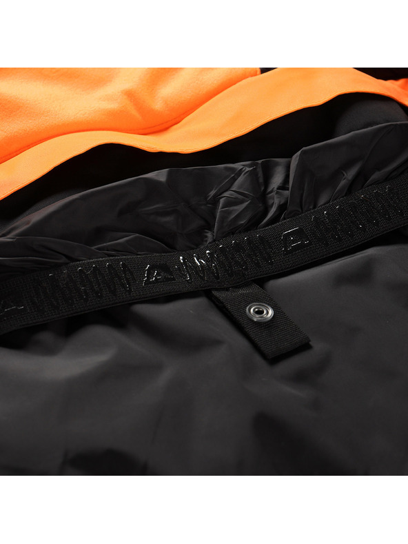 ALPINE PRO Pánska lyžiarska bunda s membránou ptx snow ALPINE PRO DEAR neon shocking orange