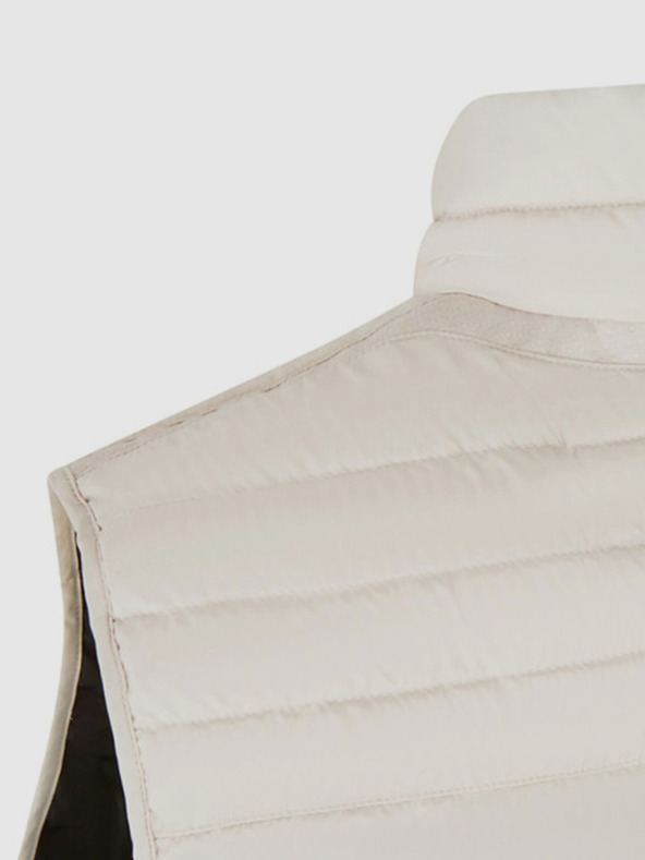 Geox Čierna pánska páperová vesta Geox Kennet