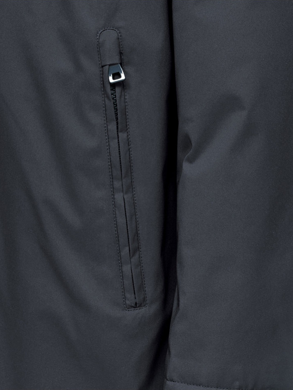 Geox Tmavě modrá pánská prešívaná bunda Geox Aurelio