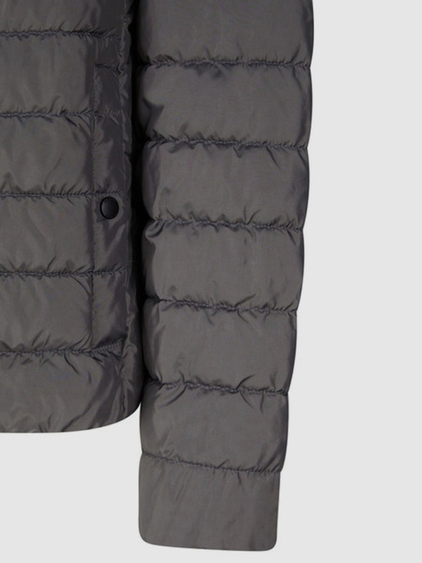 Geox Šedá pánská prešívaná bunda Geox Kennet