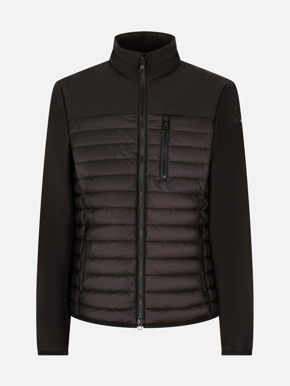 Geox Čierna pánska bunda Geox Sapienza