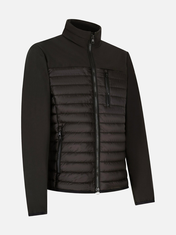 Geox Čierna pánska bunda Geox Sapienza