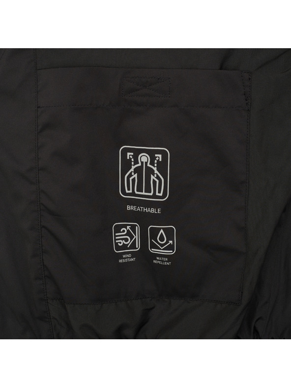 Geox Čierna pánska bunda Geox Avola