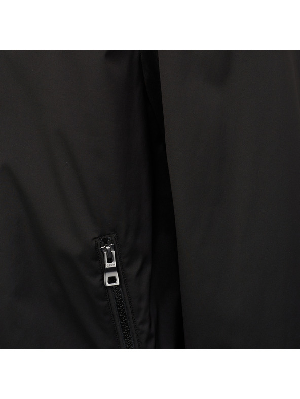 Geox Čierna pánska bunda Geox Avola