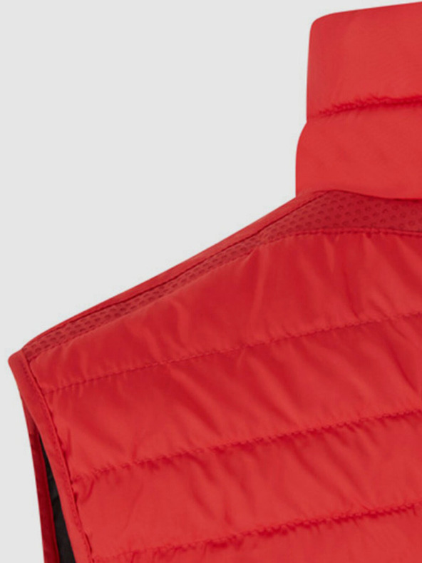 Geox Červená pánska páperová vesta Geox Kennet