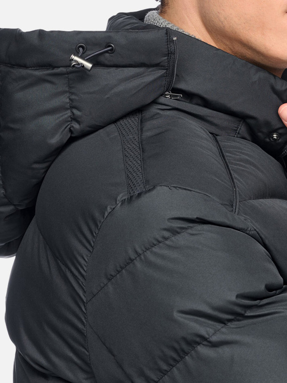 Geox Tmavomodrá pánska bunda Geox Leitan