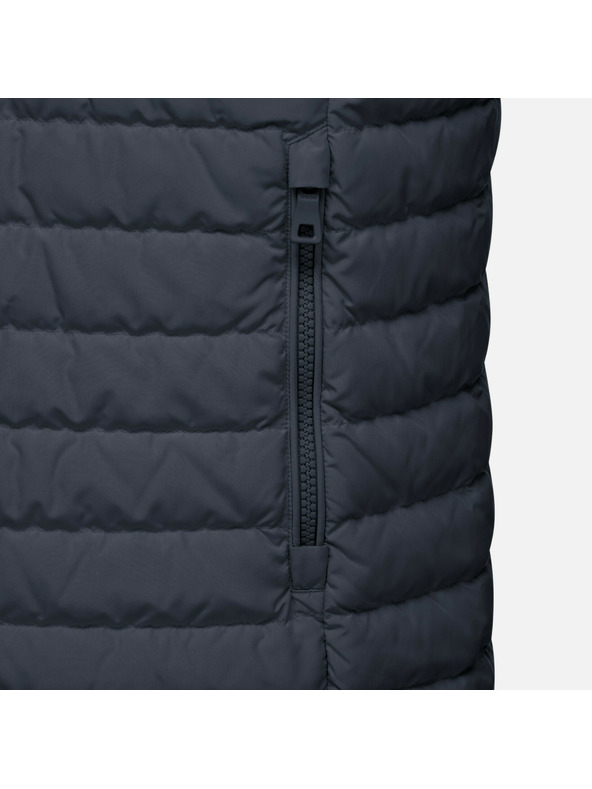 Geox Tmavě modrá pánská prešívaná bunda Geox Warrens