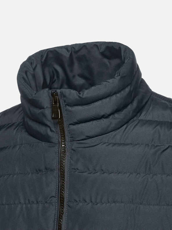 Geox Tmavomodrá pánska bunda Geox Magnete