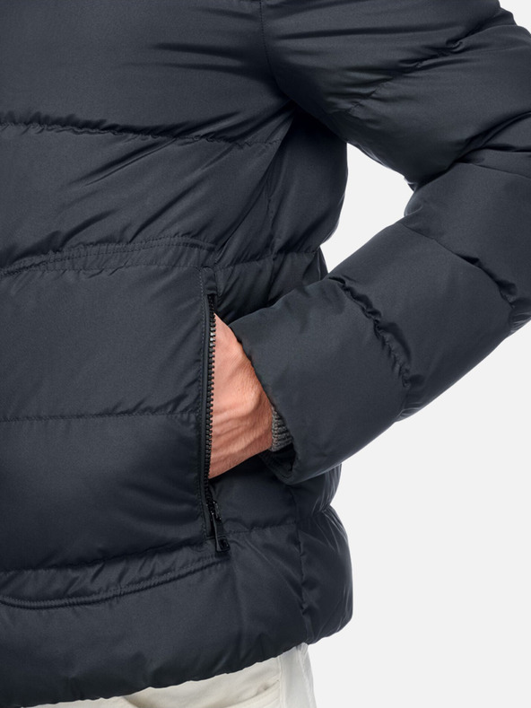 Geox Tmavomodrá pánska bunda Geox Magnete