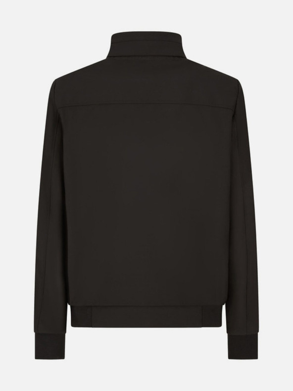 Geox Čierna pánska páperová bunda Geox Spherica