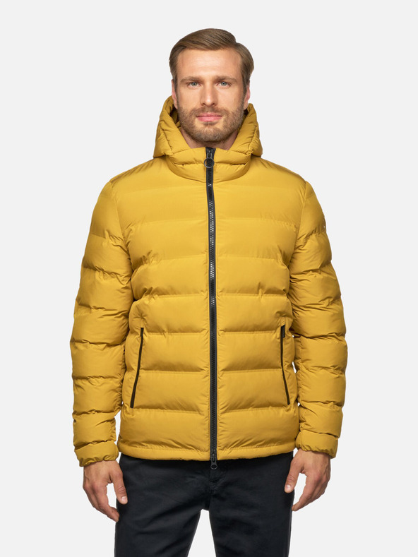 Geox Žltá pánska bunda Geox Spherica