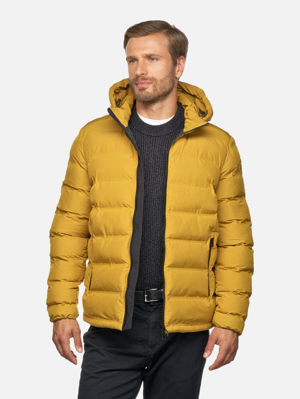 Geox Žltá pánska bunda Geox Spherica