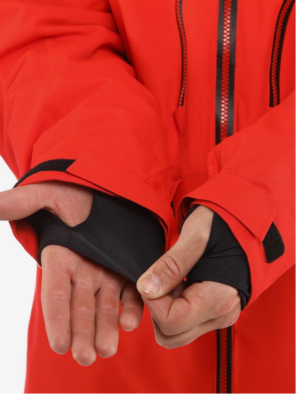 Horsefeathers Bunda Halen II - plameňovo červená veľkosť L HORSEFEATHERS