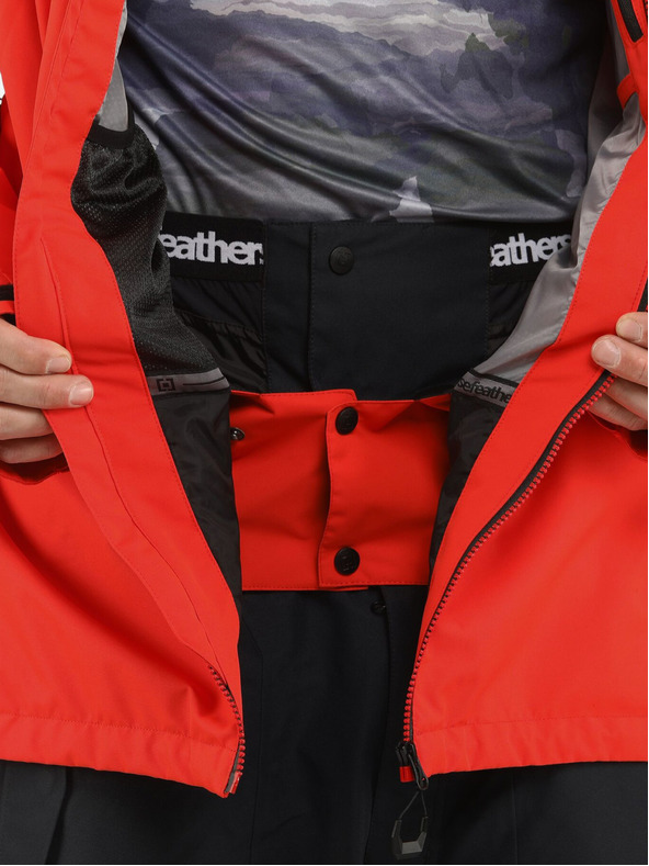 Horsefeathers Bunda Halen II - plameňovo červená veľkosť L HORSEFEATHERS