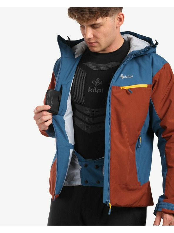 Kilpi Pánska lyžiarska bunda Kilpi FLIP-M Tmavočervená