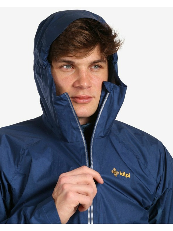Kilpi Pánska outdoorová nepremokavá bunda Kilpi HURRICANE-M Tmavo modrá