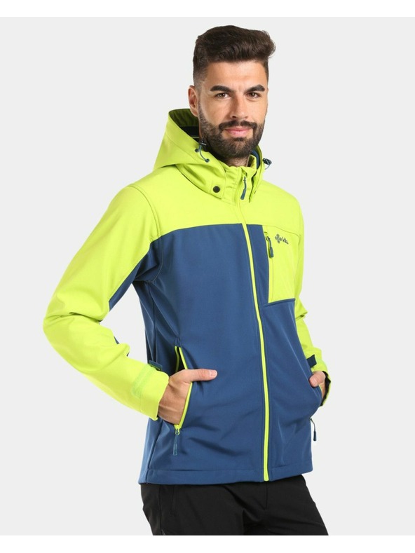 Kilpi Pánska softshellová bunda Kilpi RAVIO-M Svetlo zelená