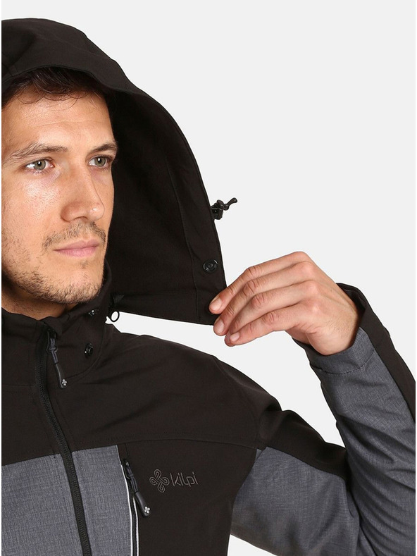 Kilpi Tmavosivá pánska softshellová bunda Kilpi RAVIO-M