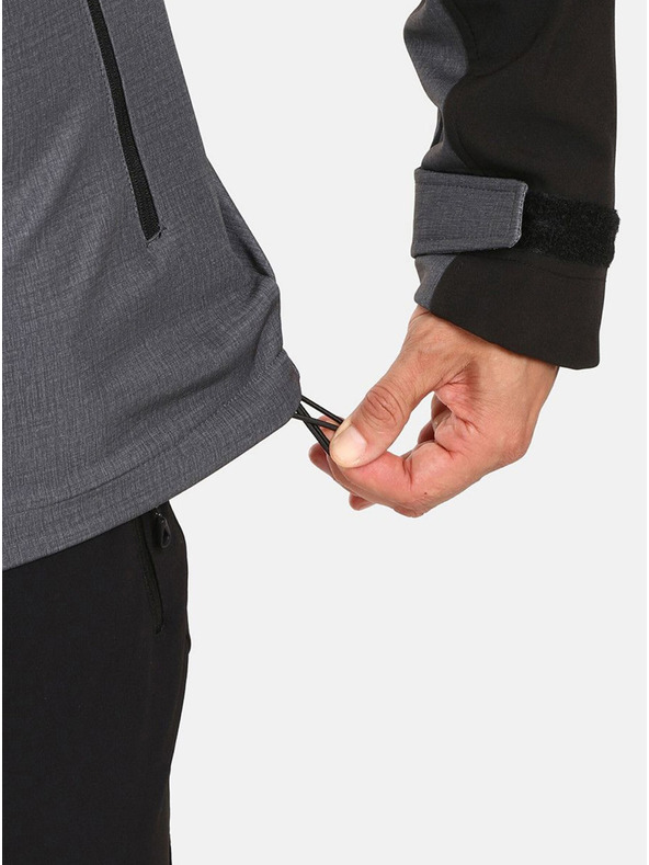 Kilpi Tmavosivá pánska softshellová bunda Kilpi RAVIO-M