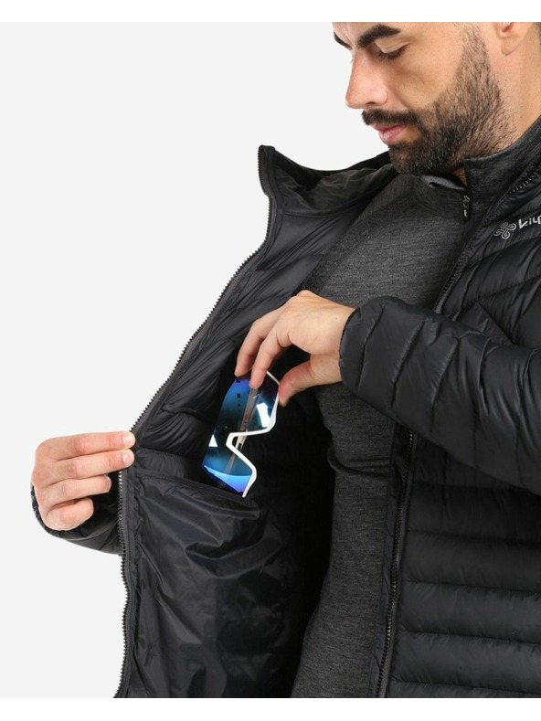 Kilpi Pánska páperová bunda Kilpi PYRAMIDEN-M Čierna