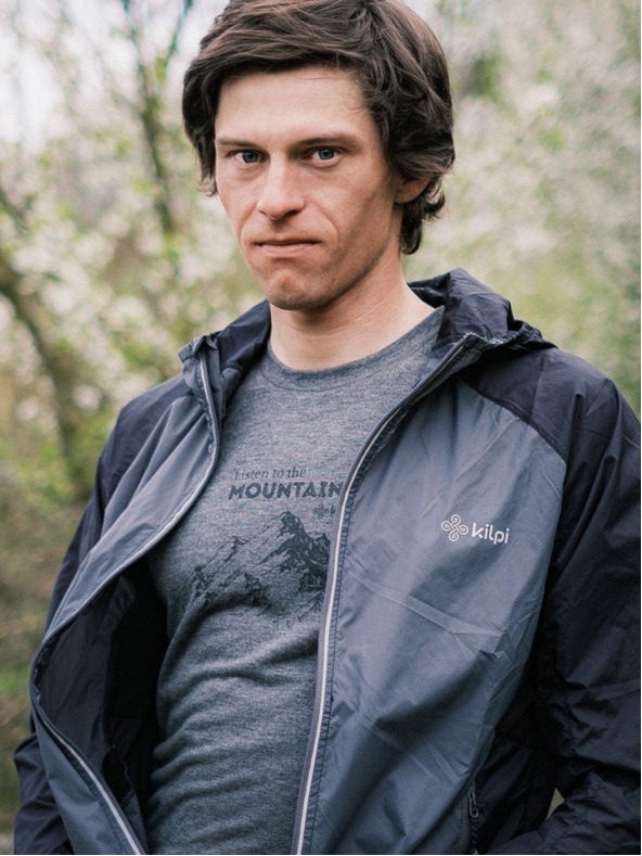 Kilpi Pánska ľahká outdoorová bunda Kilpi ROSA-M Čierna