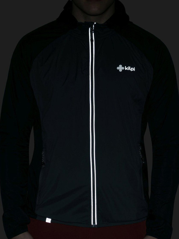 Kilpi Pánska ľahká outdoorová bunda Kilpi ROSA-M Čierna
