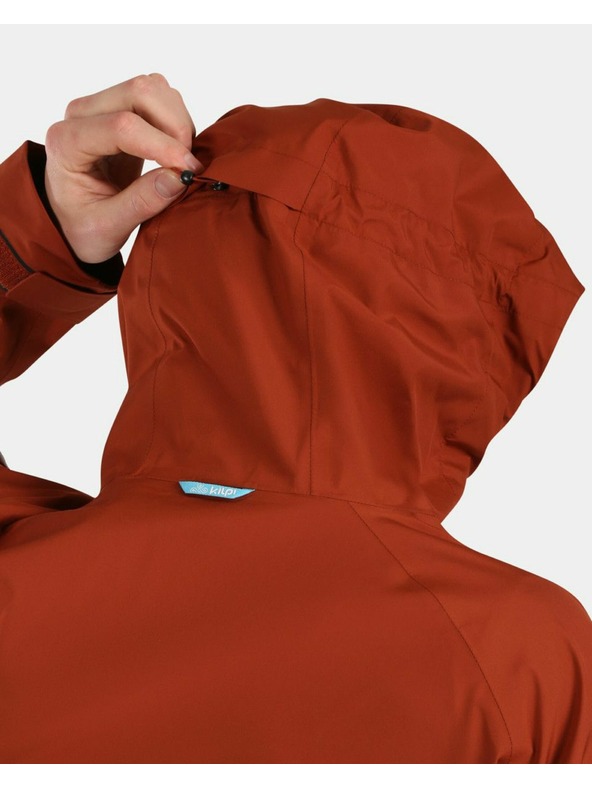 Kilpi Pánska hardshellová nepremokavá bunda Kilpi MAMBA-M Hnedá