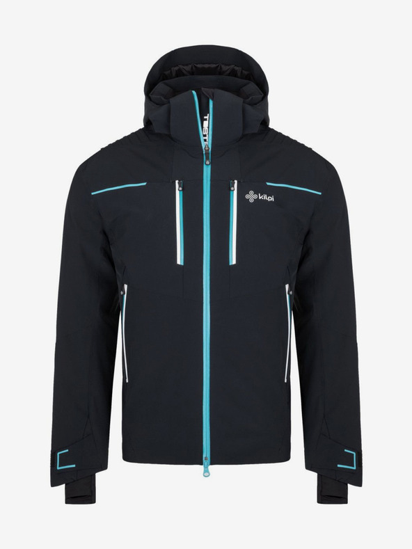 Kilpi Čierna pánska lyžiarska bunda Kilpi TEAM JACKET-M