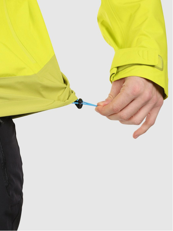 Kilpi Pánska hardshellová nepremokavá bunda Kilpi MAMBA-M Svetlozelená