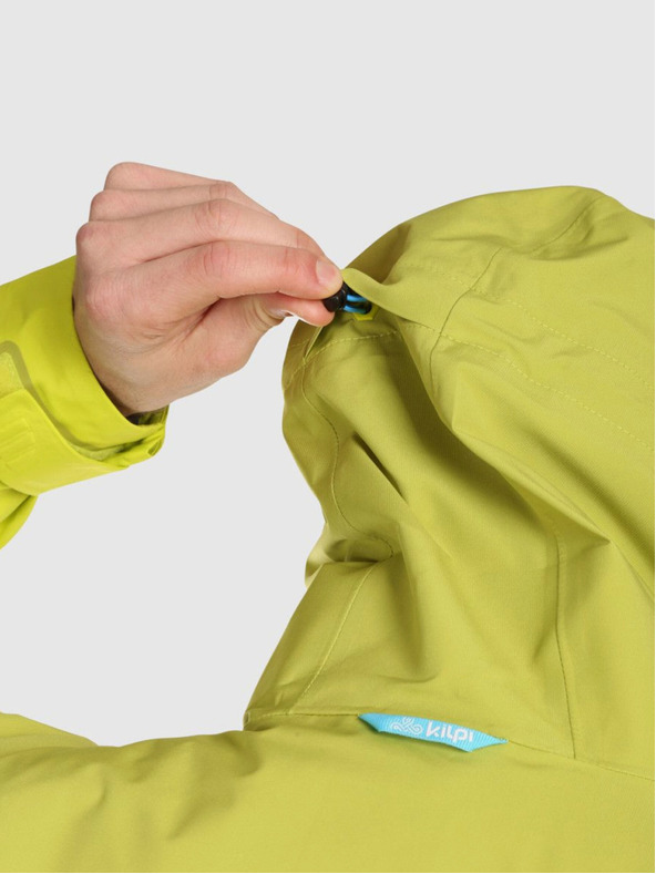 Kilpi Pánska hardshellová nepremokavá bunda Kilpi MAMBA-M Svetlozelená