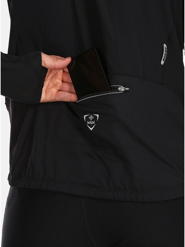 Kilpi Sivo-čierna pánska bežecká bunda KILPI NORDIM-M