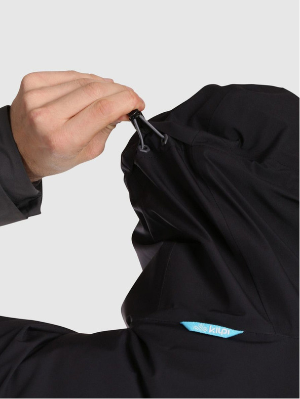 Kilpi Pánska hardshellová nepremokavá bunda Kilpi MAMBA-M Tmavosivá