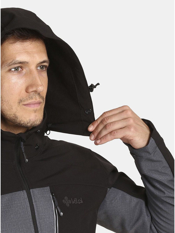 Kilpi Pánska softshellová bunda Kilpi RAVIO-M Tmavosivá