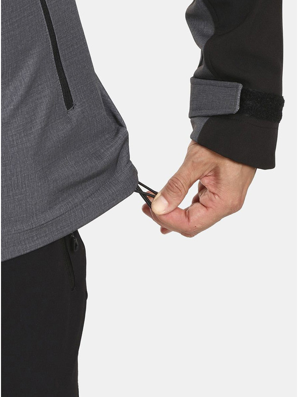 Kilpi Pánska softshellová bunda Kilpi RAVIO-M Tmavosivá