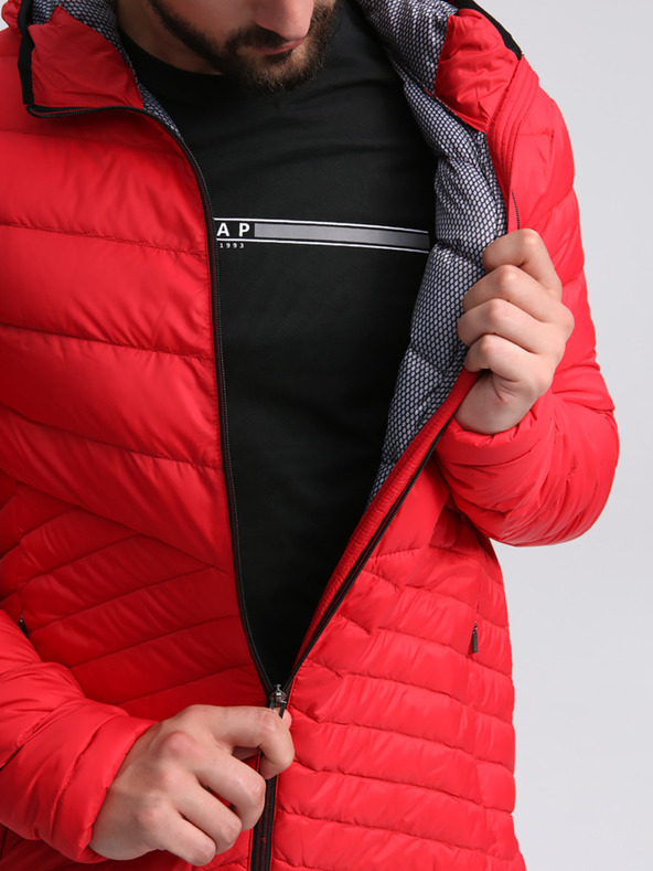 Loap Červená pánska páperová bunda LOAP IPALO