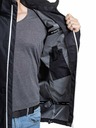 Meatfly Meatfly pánska hardshell bunda Bryce Black Ripstop | Čierna | Veľkosť