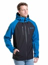 Meatfly Meatfly pánska softshell bunda Rasmussen Ocean Blue/Black | Čierna | Veľkosť