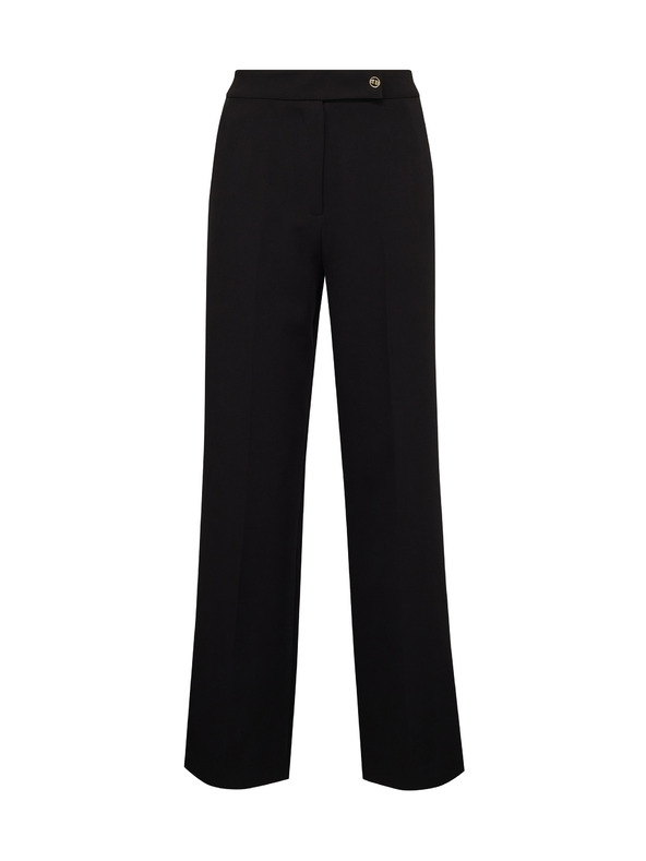 Orsay Čierne dámske široké nohavice ORSAY